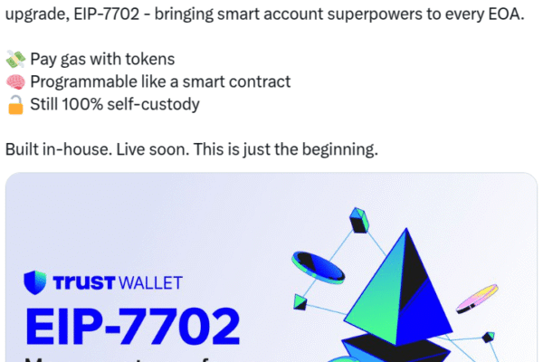 Ethereum EIP-7702 wallets roll out